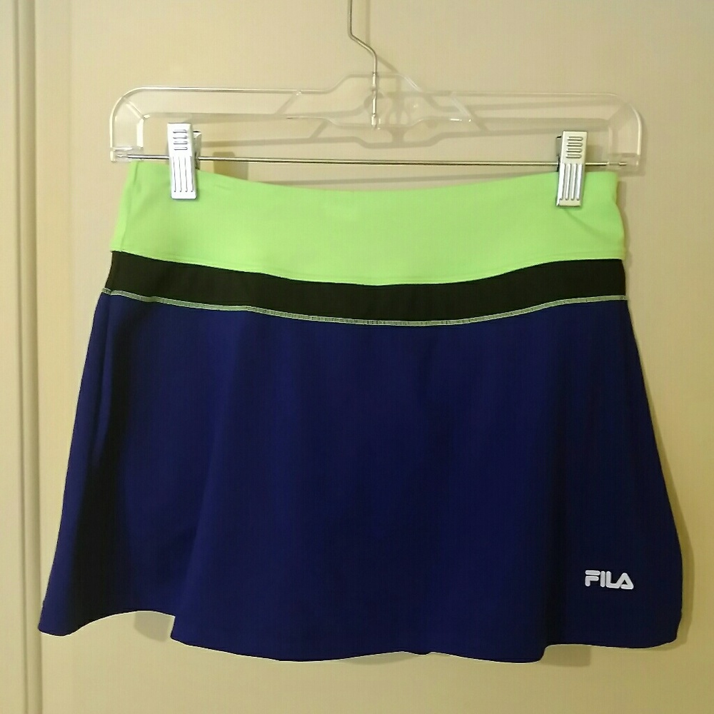 FILA Athletic Skirt Skort Tennis Fitness New